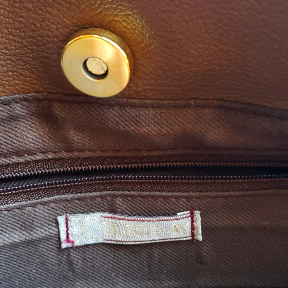 COURTENAY Brown Handbag with Detachable Key Fob NWT - Picture 6 of 8